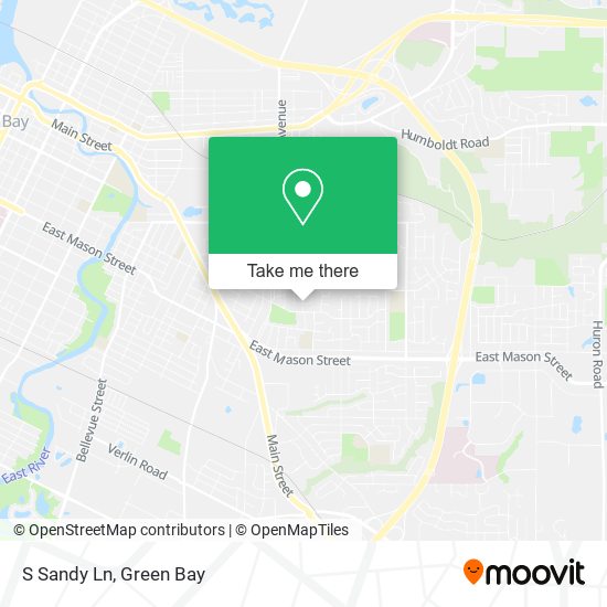 S Sandy Ln map