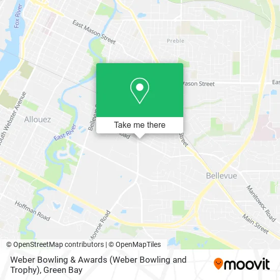 Weber Bowling & Awards (Weber Bowling and Trophy) map