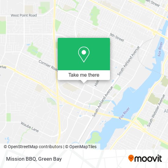 Mission BBQ map