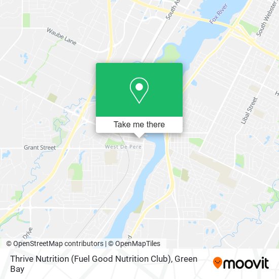 Mapa de Thrive Nutrition (Fuel Good Nutrition Club)