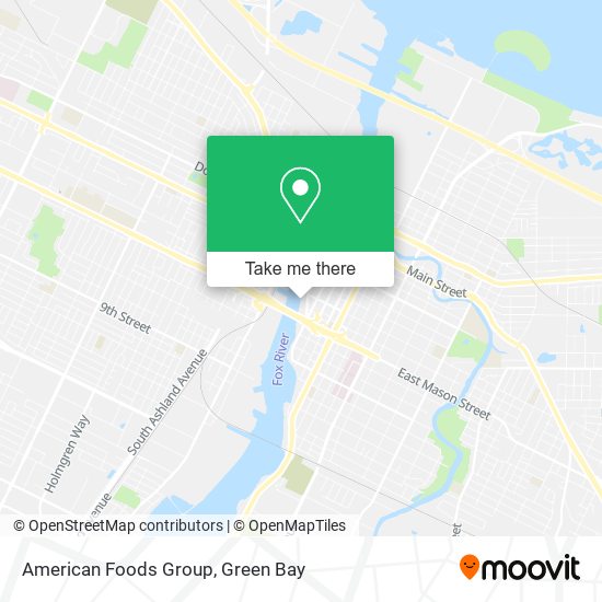 Mapa de American Foods Group