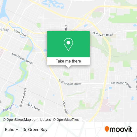 Echo Hill Dr map