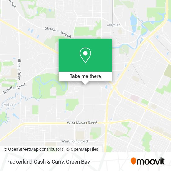 Packerland Cash & Carry map