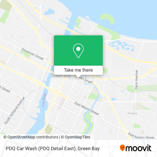 Mapa de PDQ Car Wash (PDQ Detail East)