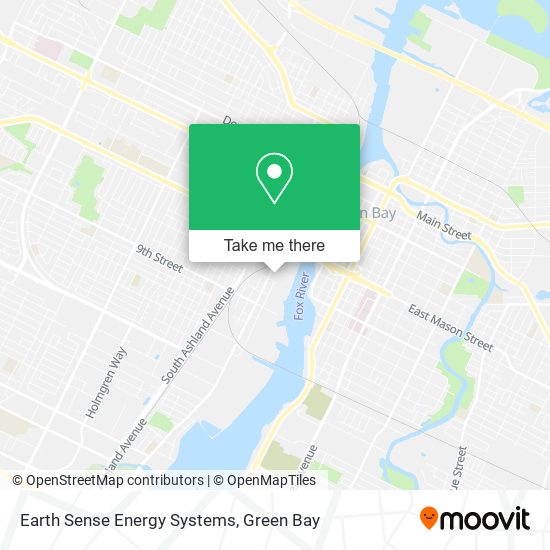 Earth Sense Energy Systems map