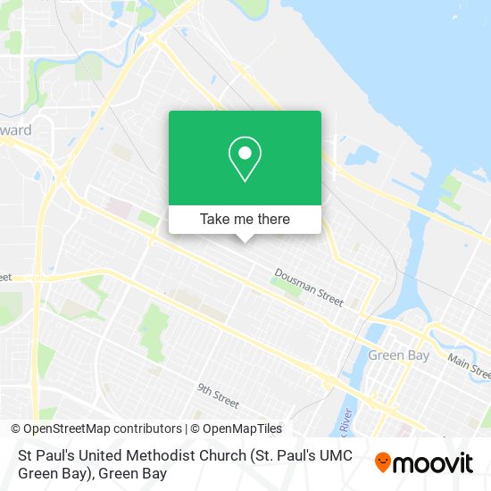 St Paul's United Methodist Church (St. Paul's UMC Green Bay) map