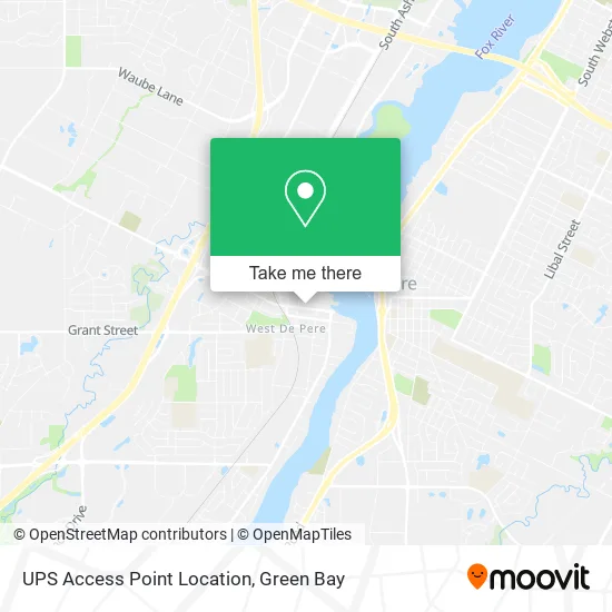 Mapa de UPS Access Point Location