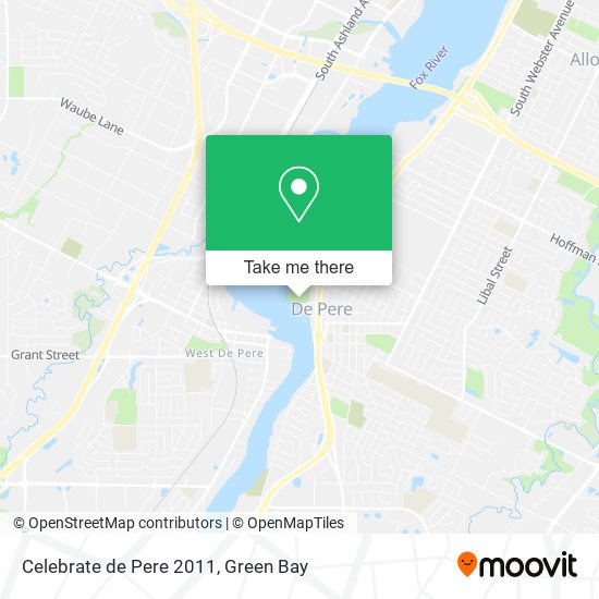 Celebrate de Pere 2011 map