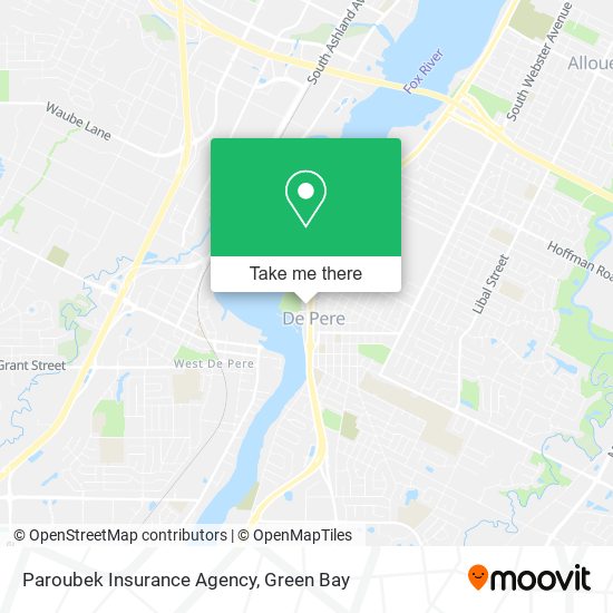 Mapa de Paroubek Insurance Agency