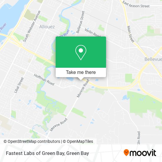 Mapa de Fastest Labs of Green Bay