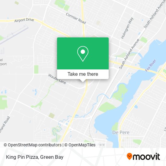 King Pin Pizza map