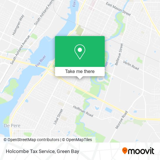 Holcombe Tax Service map