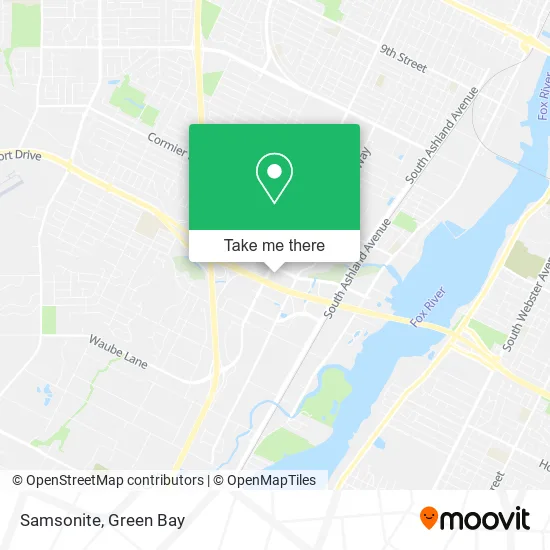 Samsonite map