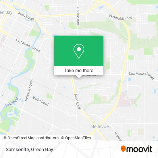 Mapa de Samsonite
