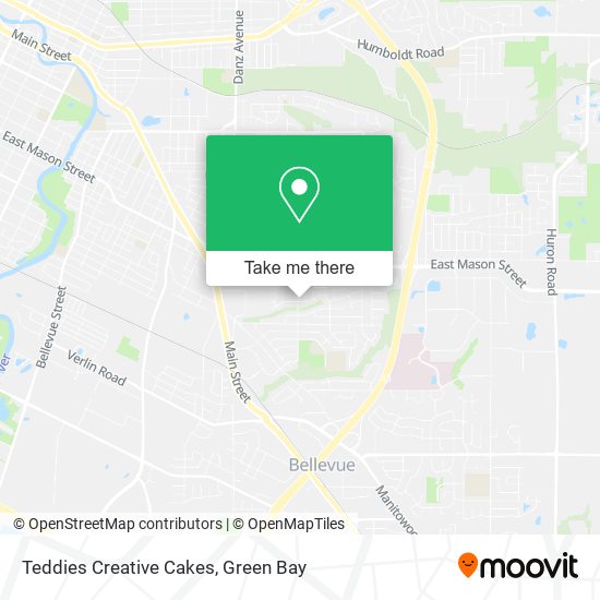 Teddies Creative Cakes map