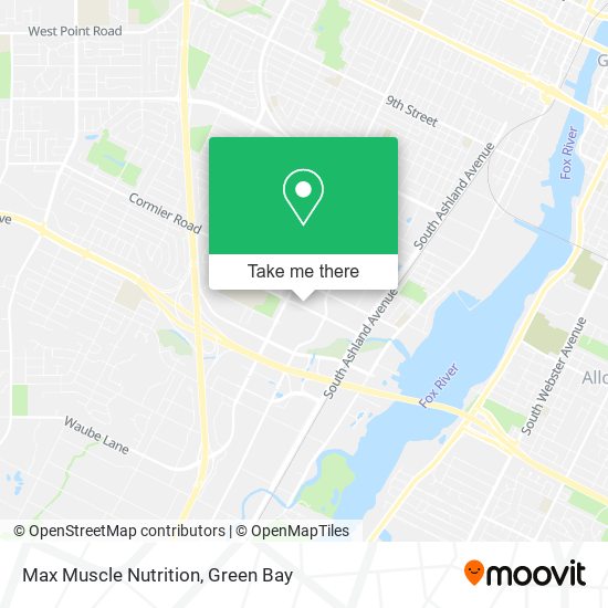 Mapa de Max Muscle Nutrition