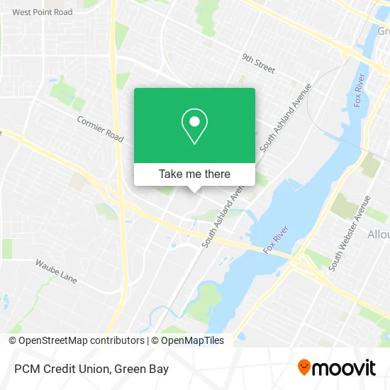 Mapa de PCM Credit Union