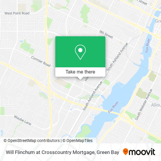 Will Flinchum at Crosscountry Mortgage map
