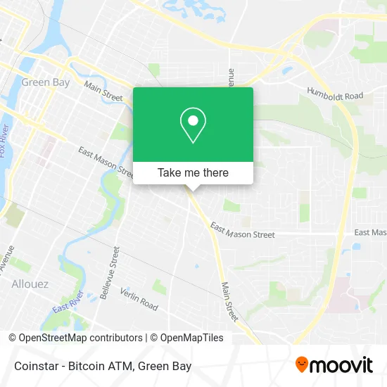 Coinstar - Bitcoin ATM map