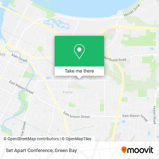 Set Apart Conference map