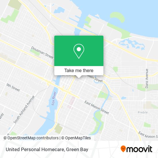 Mapa de United Personal Homecare