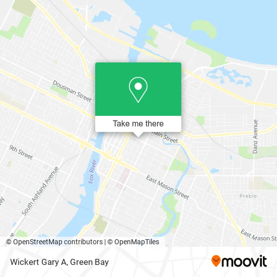 Mapa de Wickert Gary A