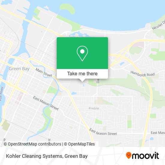 Mapa de Kohler Cleaning Systems