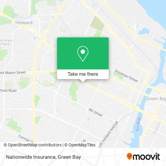 Nationwide Insurance map