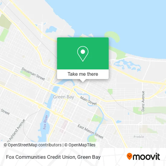 Fox Communities Credit Union map