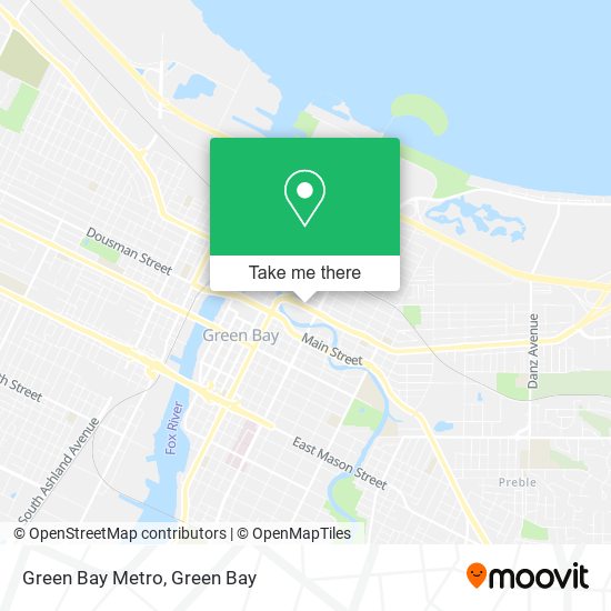 Mapa de Green Bay Metro