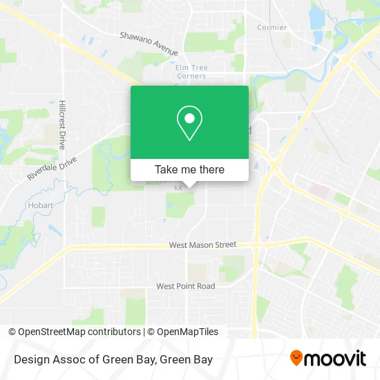 Mapa de Design Assoc of Green Bay