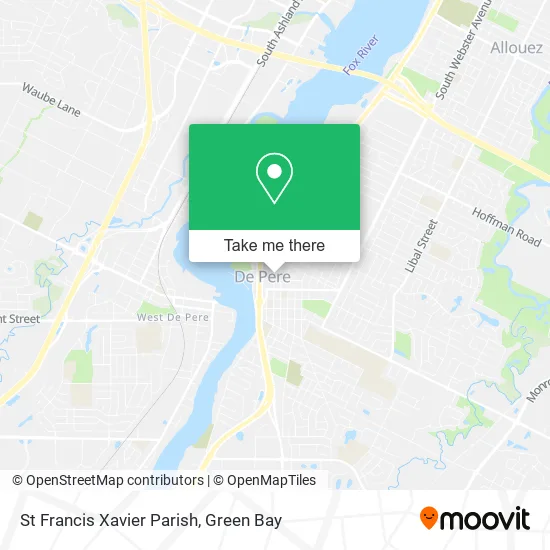 St Francis Xavier Parish map