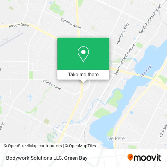 Bodywork Solutions LLC map
