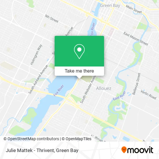 Mapa de Julie Mattek - Thrivent