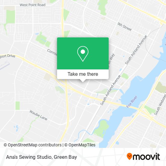 Ana's Sewing Studio map