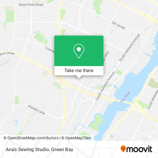 Ana's Sewing Studio map