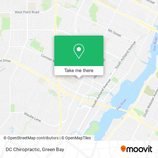 Mapa de DC Chiropractic
