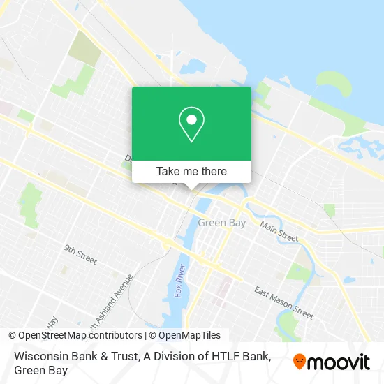 Wisconsin Bank & Trust, A Division of HTLF Bank map