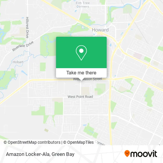 Mapa de Amazon Locker-Ala
