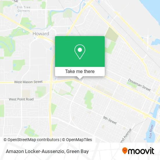 Amazon Locker-Aussenzio map