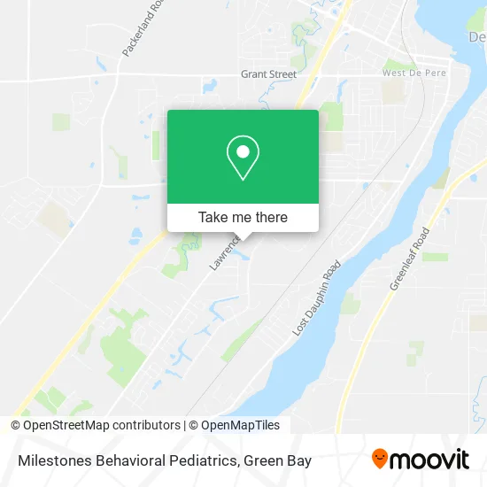 Milestones Behavioral Pediatrics map