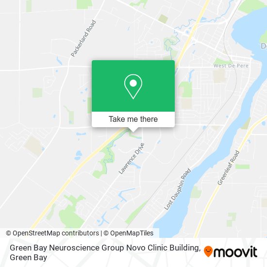 Green Bay Neuroscience Group Novo Clinic Building map