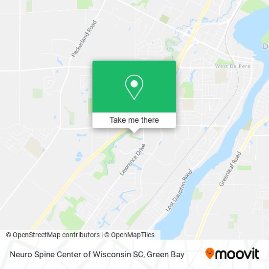 Mapa de Neuro Spine Center of Wisconsin SC