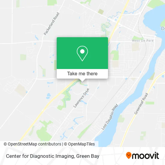 Center for Diagnostic Imaging map