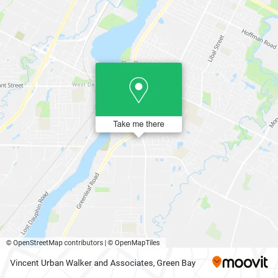 Vincent Urban Walker and Associates map