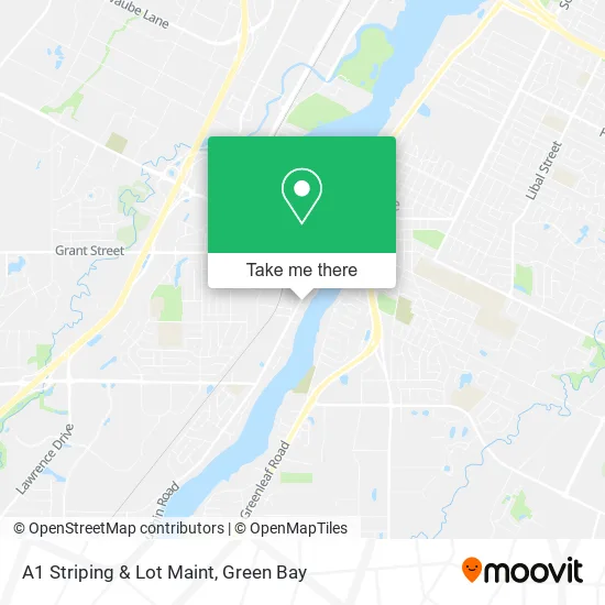 A1 Striping & Lot Maint map