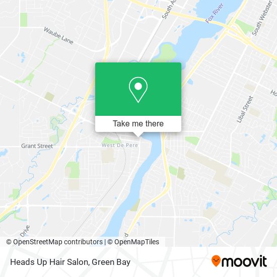 Mapa de Heads Up Hair Salon