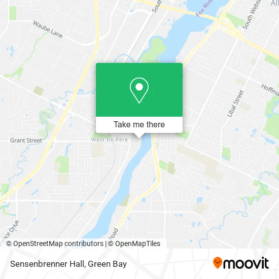 Sensenbrenner Hall map