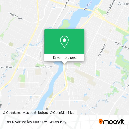 Fox River Valley Nursery map