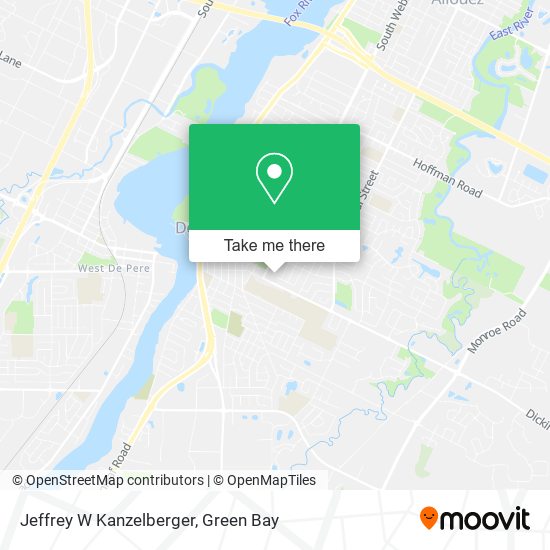 Mapa de Jeffrey W Kanzelberger